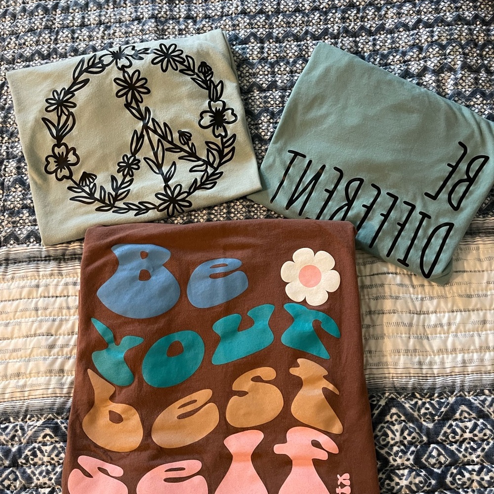 Graphic Short Sleeve Tees - Set of 3